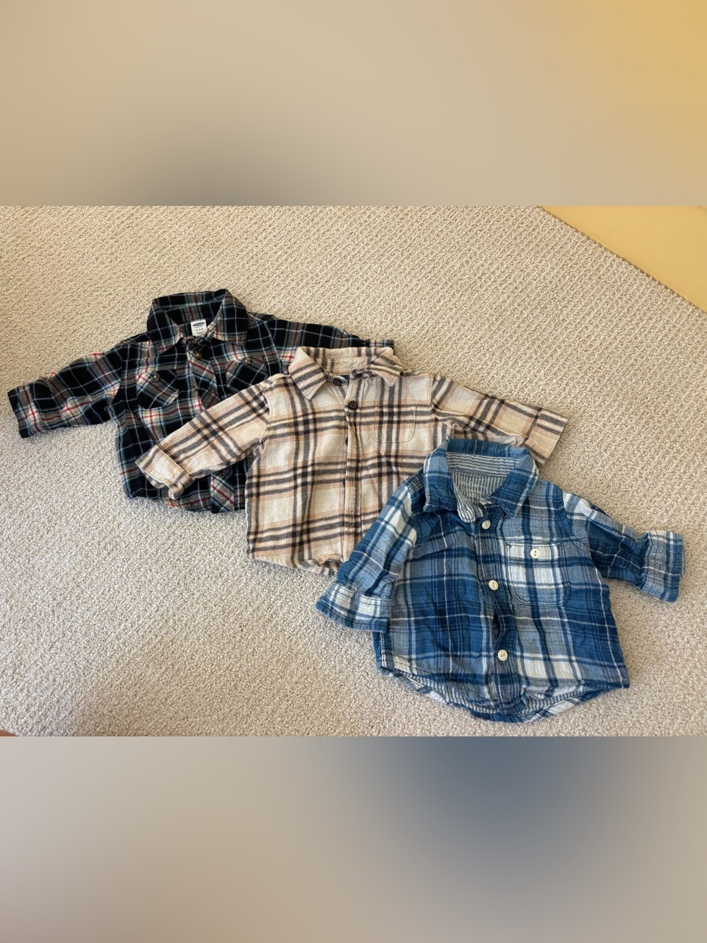 0-3 Baby Boy Flannel Bundle